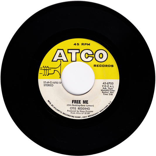 Otis Redding - Free Me / (Your Love Has Lifted Me) Higher & Higher
