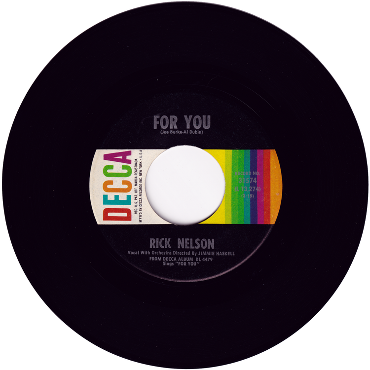 Rick Nelson - For You / That's All She Wrote