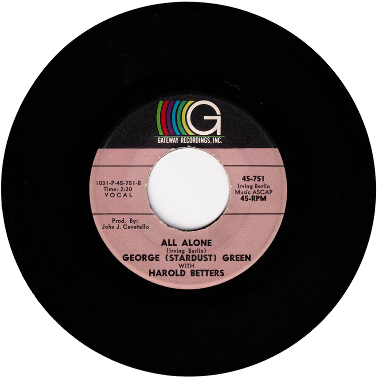 George Green with Harold Betters - Do Anything You Wanna / All Alone (Promo)