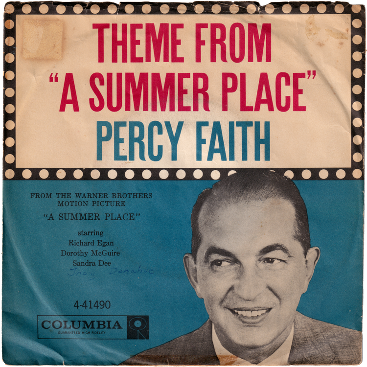 Percy Faith - The Theme From A Summer Place / Go-Go-Po-Go (w/PS)