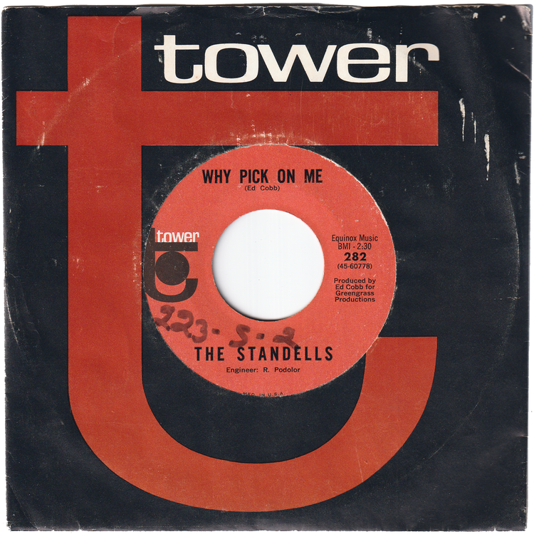 The Standells - Why Pick On Me / Mr. Nobody