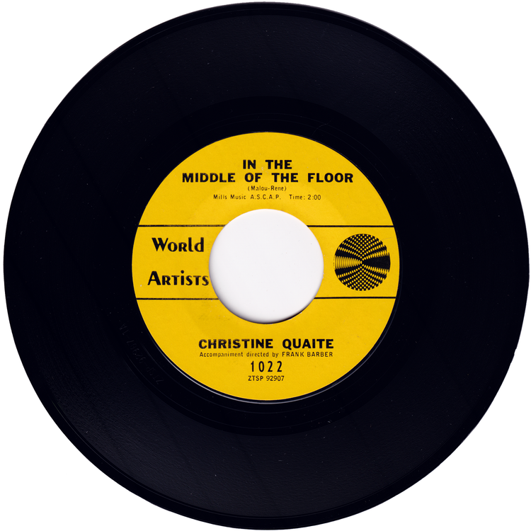 Christine Quaite - In The Middle Of The Floor / Tell Me Mama