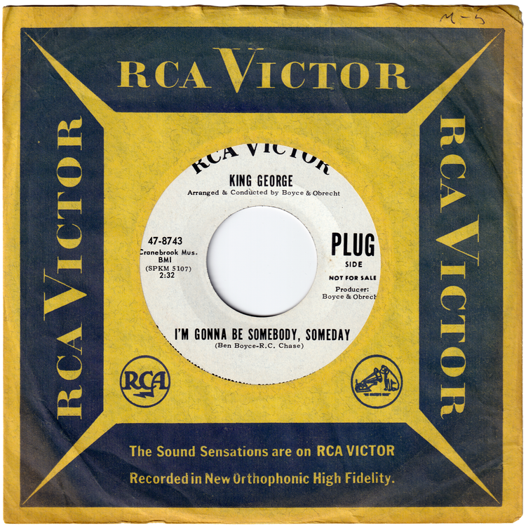King George - I'm Gonna Be Somebody, Someday / Drive On James (Promo)