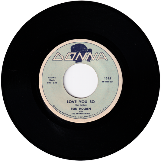 Ron Holden - Love You So / My Babe (DONNA Light Blue Label)