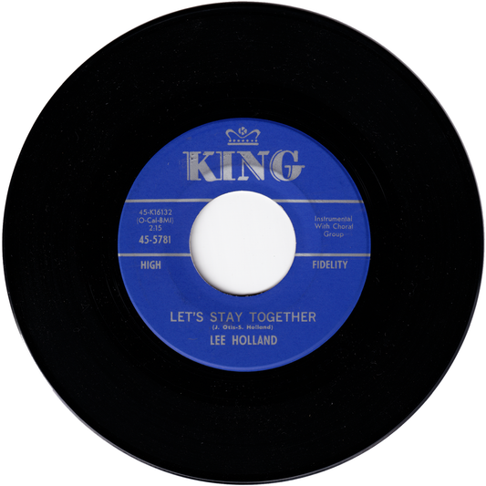 Lee Holland - Let's Stay Together / Give Me Back My Heart