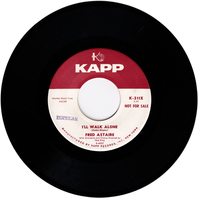 Fred Astaire - The Afterbeat / I'll Walk Alone (Promo)