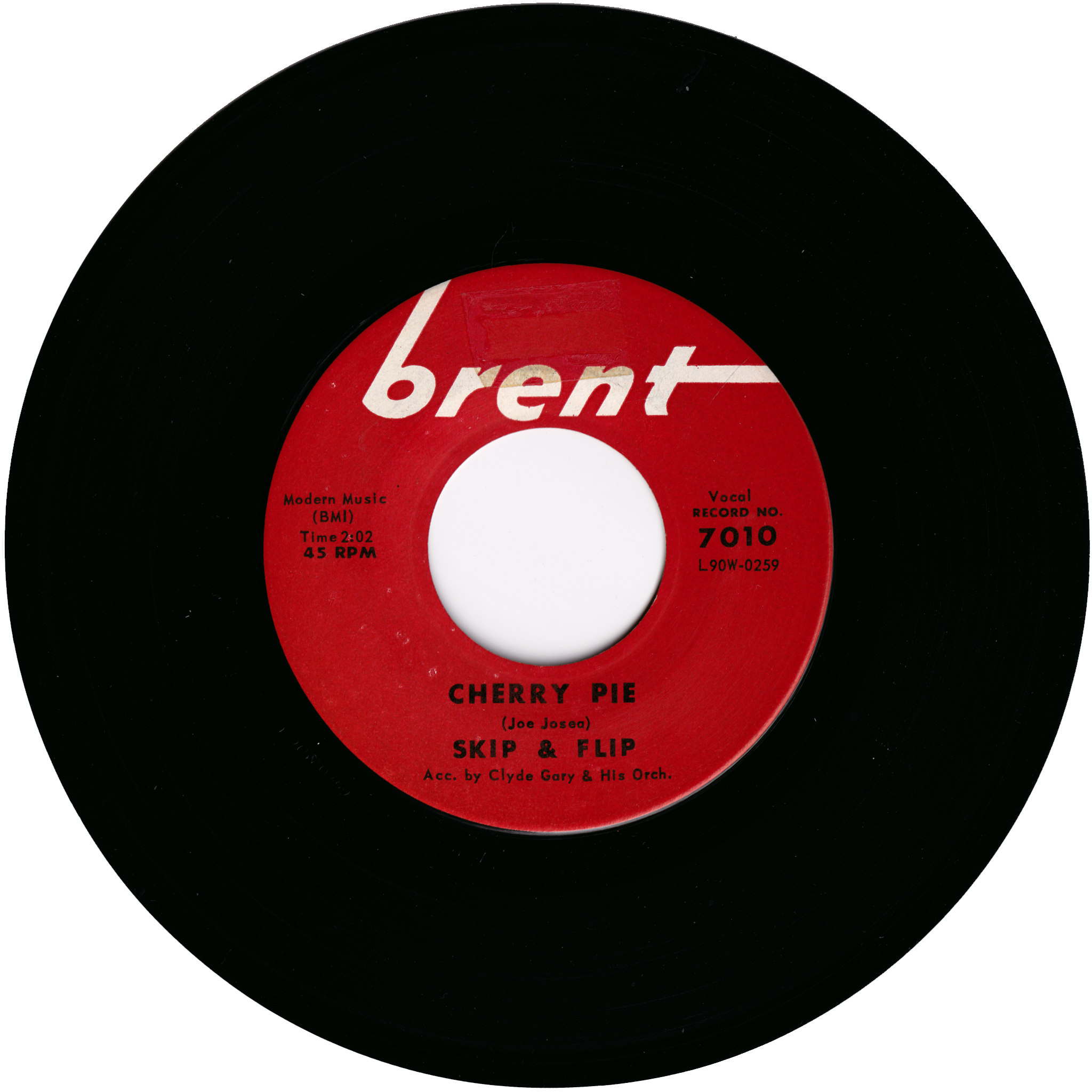 Skip & Flip - Cherry Pie / (I'll Quit) Cryin' Over You – NIGHT BEAT RECORDS