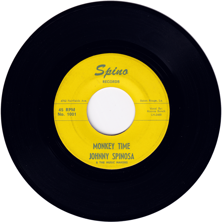 Johnny Spinosa & The Music Makers - Come On / Monkey Time