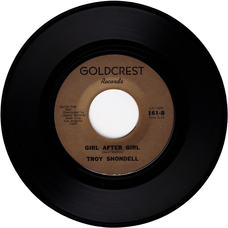 Troy Shondell - This Time / Girl After Girl [GOLDCREST label]