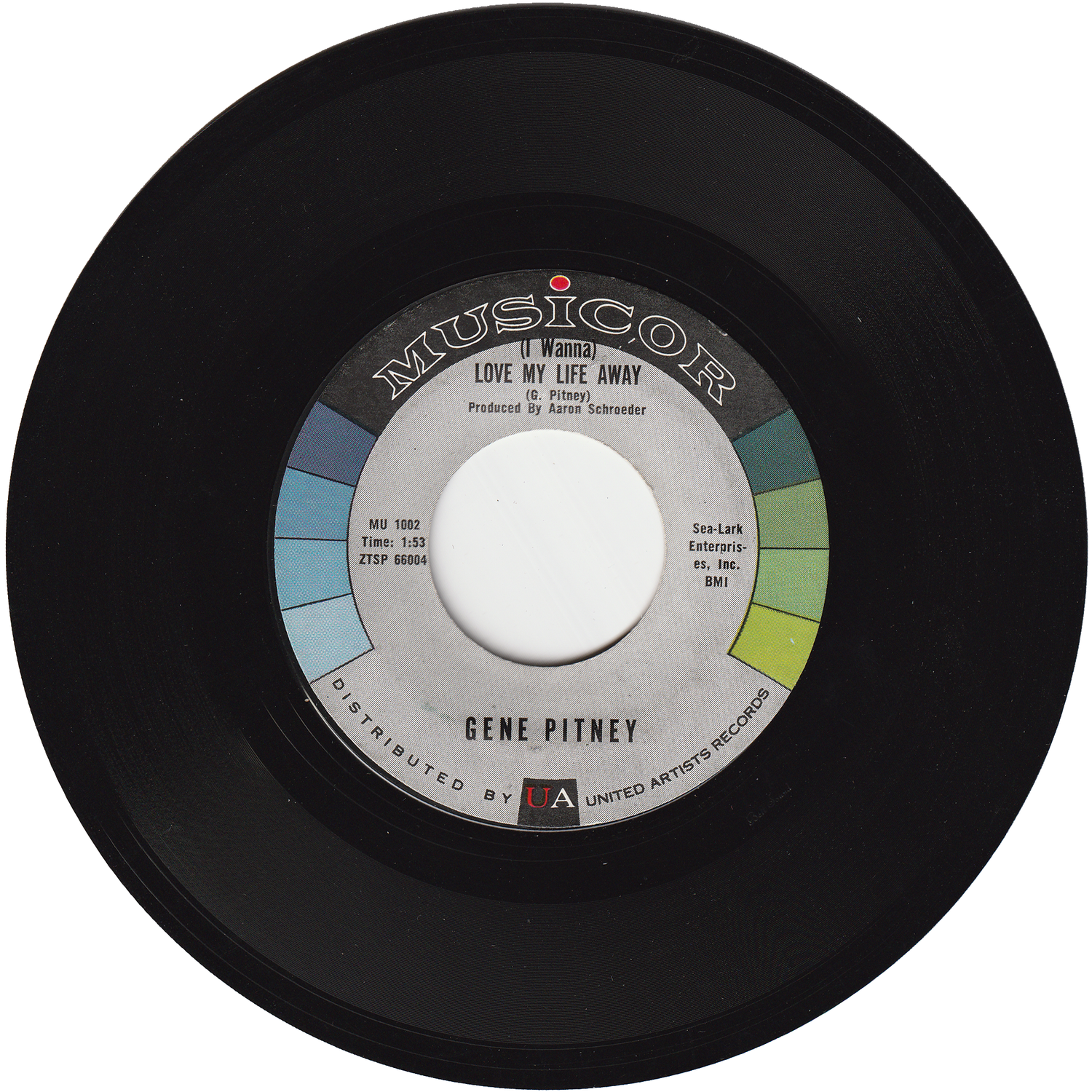 Gene Pitney - (I Wanna) Love My Life Away / I Laughed So Hard Cried