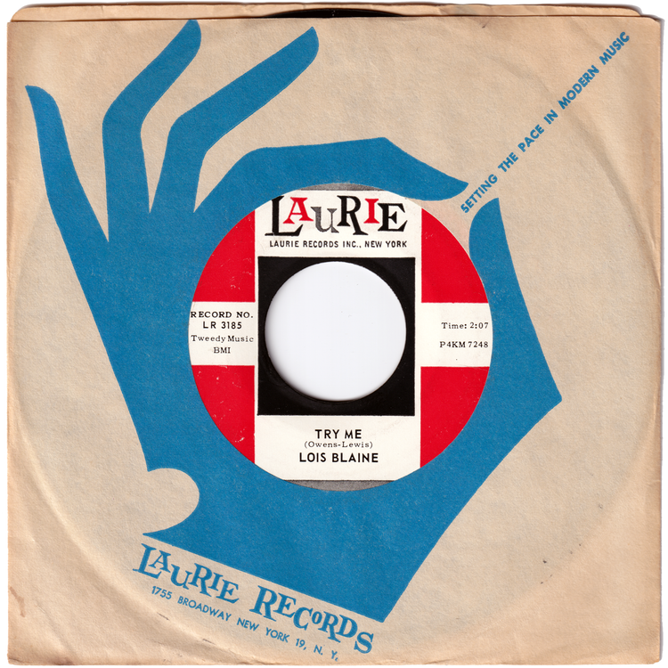 Lois Blaine - Try Me / I Need You So (LAURIE Label)