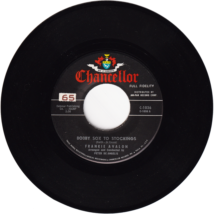 Frankie Avalon - Bobby Sox To Stockings / A Boy Without A Girl (2nd.press)