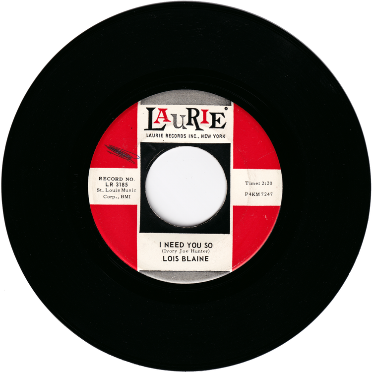 Lois Blaine - Try Me / I Need You So (LAURIE Label)