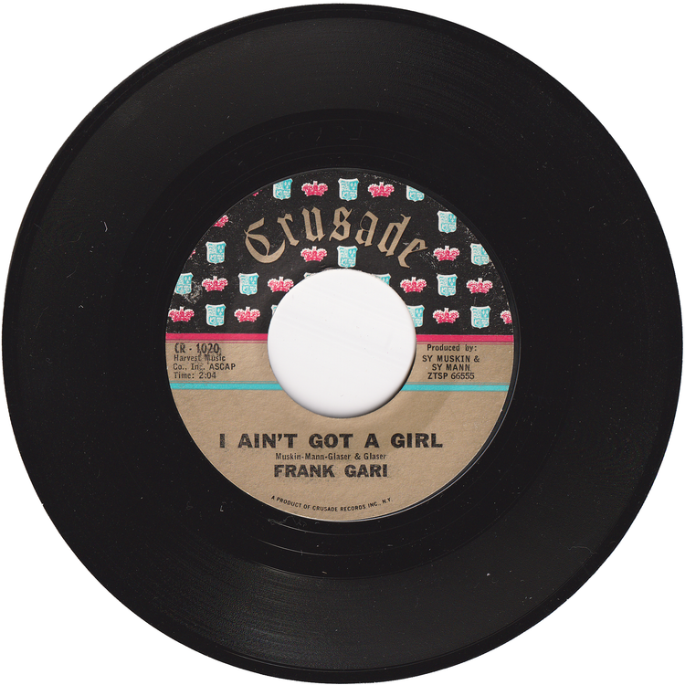 Frank Gari - Utopia / I Ain't Got A Girl
