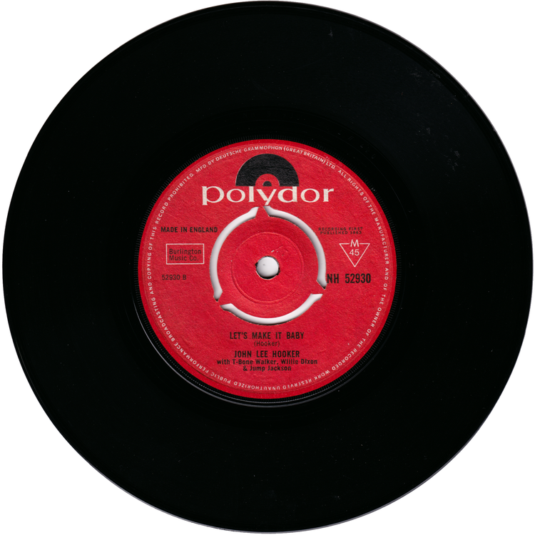 John Lee Hooker - Shake It Baby / Let's Make It Baby (UK POLYDOR Label)