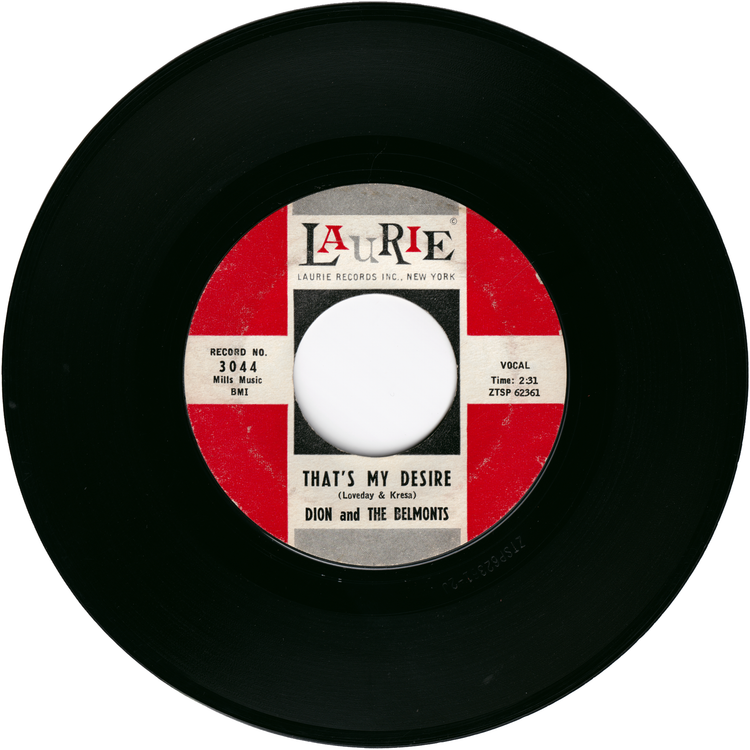 Dion & The Belmonts - Where Or When / That's My Desire