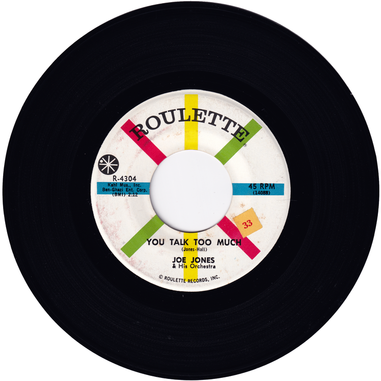 Joe Jones - You Talk Too Much / I Love You Still (ROULETTE label)