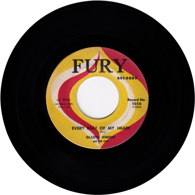 Gladys Knight & The Pips - Every Beat Of My Heart / Room In Your Heart (FURY label version)