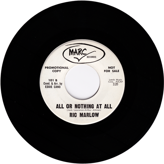 Ric Marlow - All Or Nothing At All / A Taste Of Honey (Promo)