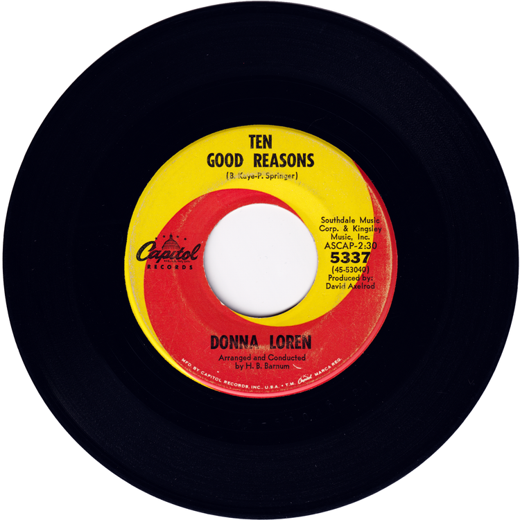 Donna Loren - Ten Good Reasons / Ninety Day Guarantee