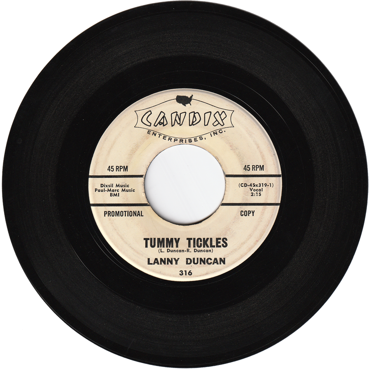 Lanny Duncan - Hold Me, Thrill Me, Kiss Me / Tummy Tickles (Promo)
