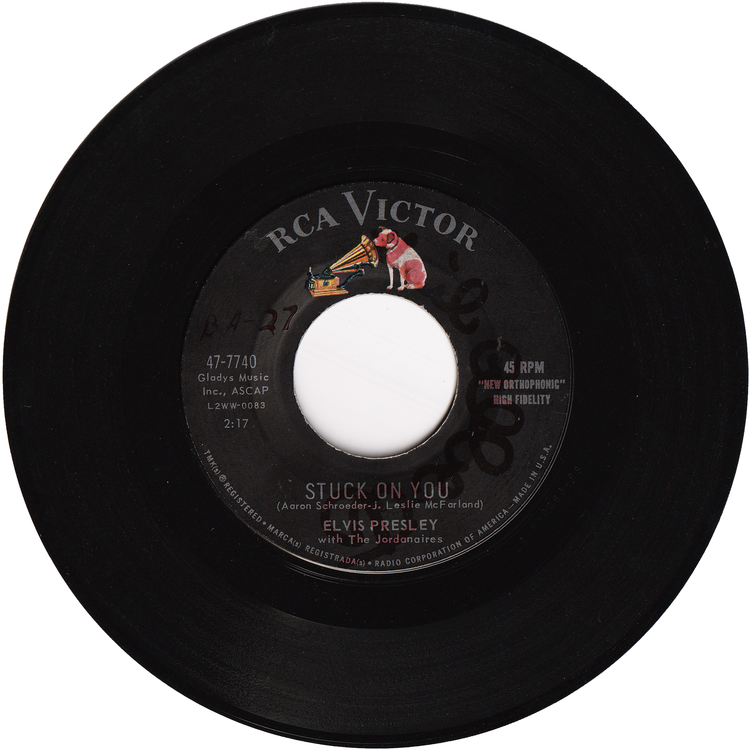 Elvis Presley Stuck On You / Fame & Fortune NIGHT BEAT RECORDS