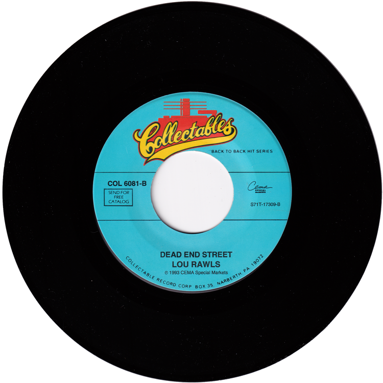 Lou Rawls - Dead End Street / Love Is A Hurtin' Thing (COLLECTABLES label Re-Issue)