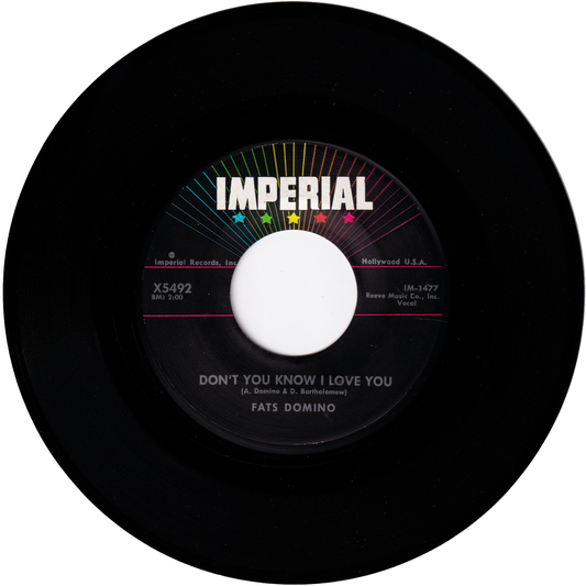 Fats Domino - Don't You Know I Love You / Yes, My Darling