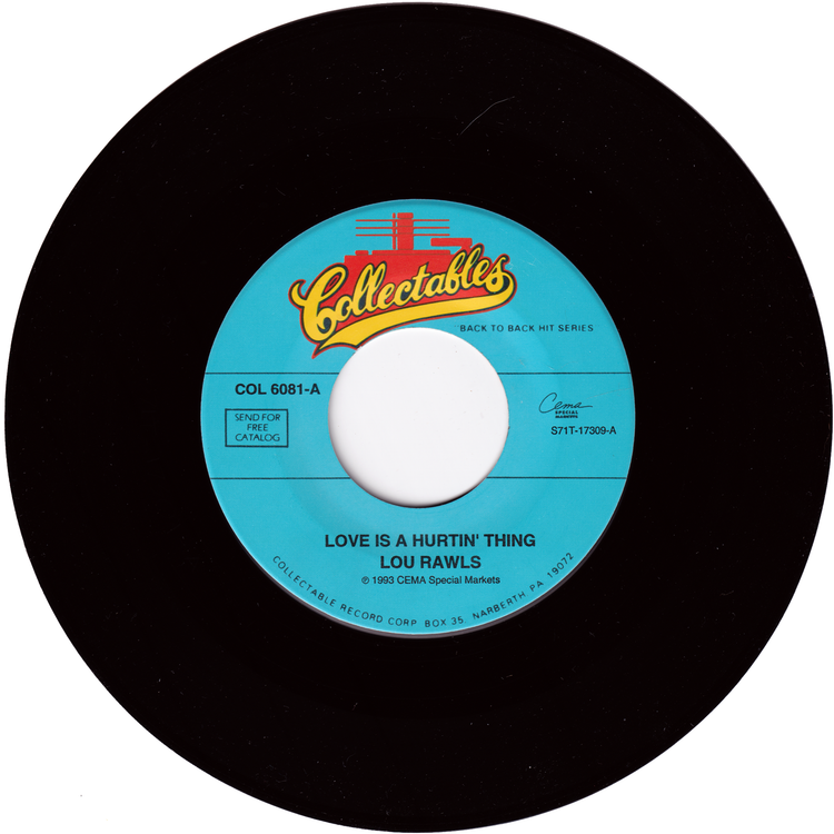 Lou Rawls - Dead End Street / Love Is A Hurtin' Thing (COLLECTABLES label Re-Issue)