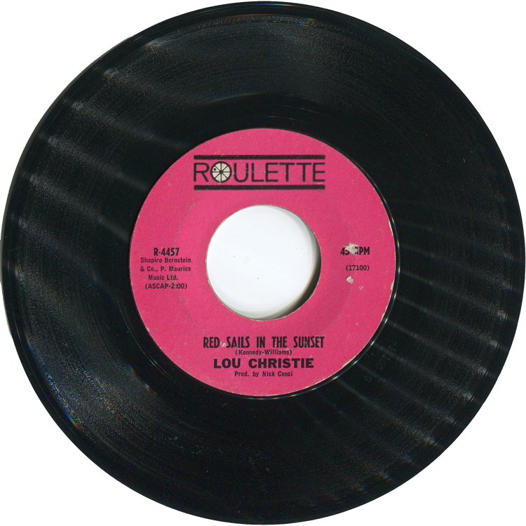 Lou Christie - The Gypsy Cried / Red Sails In The Sunset