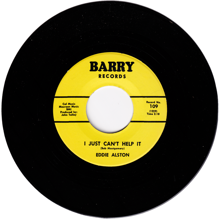 Eddie Alston - I Just Can't Help It / Gonna Get Me A Watchdog (Repro)