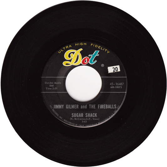 Jimmy Gilmer & The Fireballs - Sugar Shack / My Heart Is Free