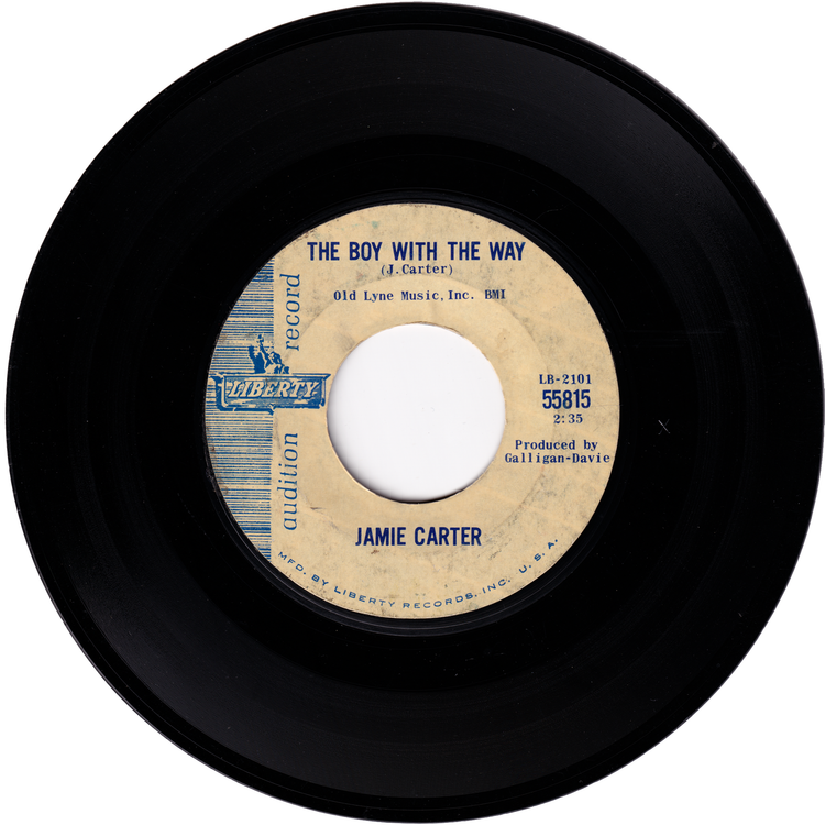 Jamie Carter - The Boy With The Way / The Memory Of Your Voice (Promo)