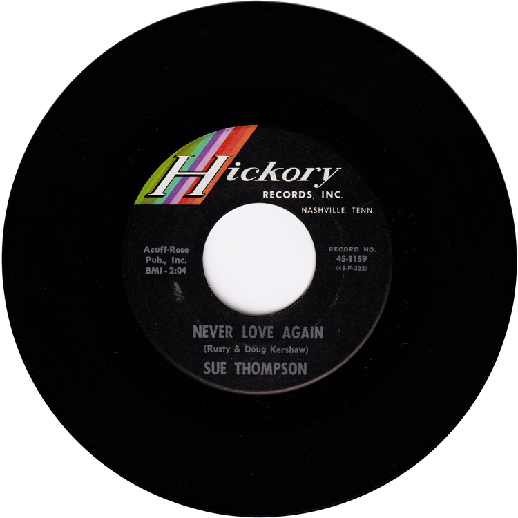 Sue Thompson - Norman / Never Love Again (2nd.press)