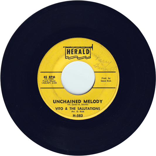 Vito & The Salutations - Unchained Melody / Hey, Hey, Baby