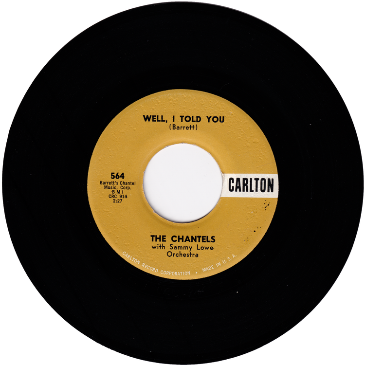 The Chantels - Well, I Told You / Still