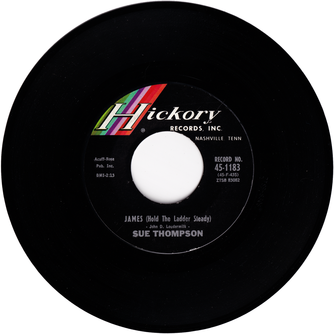 Sue Thompson - James (Hold The Ladder Steady) / My Hero – NIGHT BEAT ...