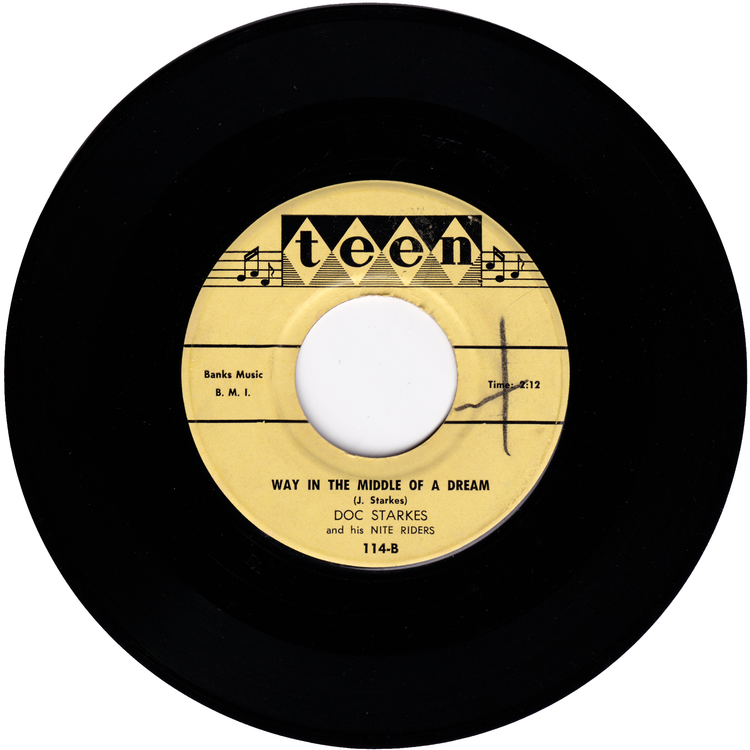 Doc Starkes & his Nite Riders - Apple Cider / Way In The Middle Of A Dream (TEEN label)