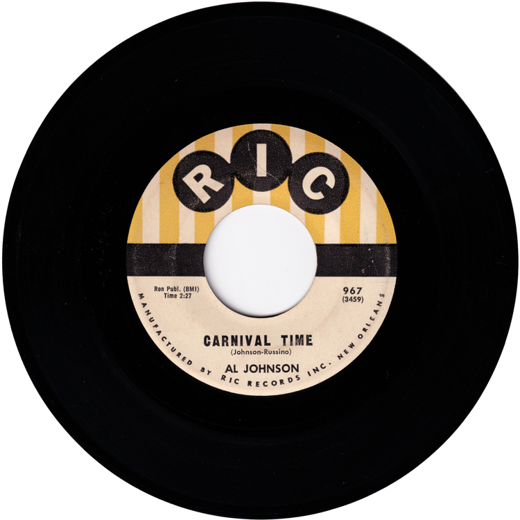 Al Johnson - Carnival Time / Good Lookin' (RIC label)