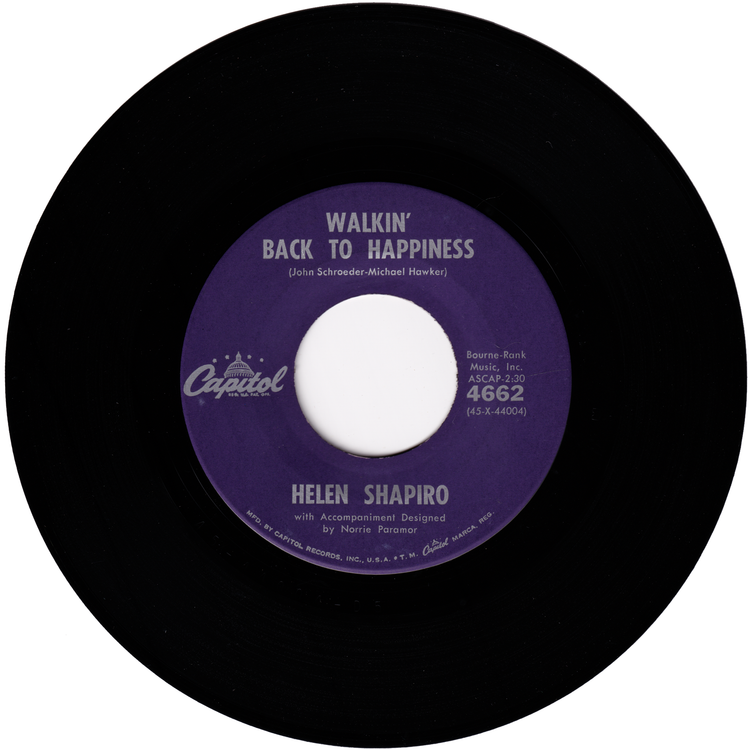 Helen Shapiro - Walkin' Back To Happiness / Kiss 'n Run