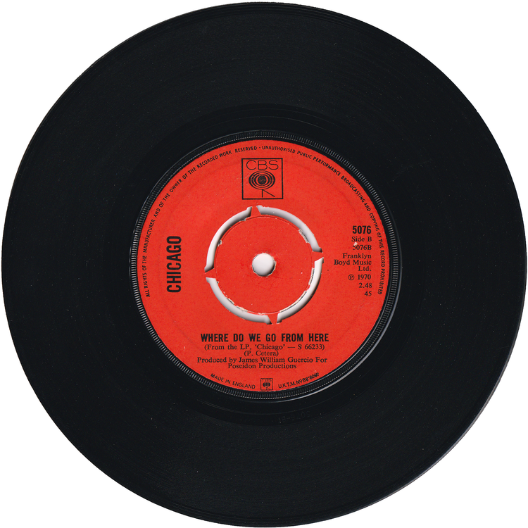 Chicago 25 Or 6 To 4 Where Do We Go From Here UK NIGHT BEAT RECORDS Chicago 25 or 6 to 4 where do we go from here uk night beat records