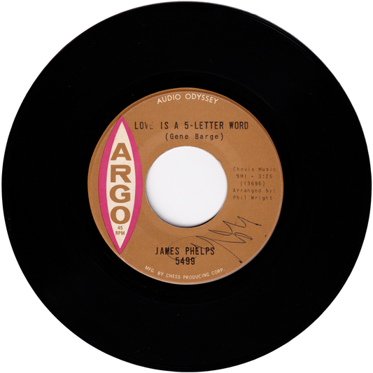 James Phelps - Love Is A 5-Letter Word / I'll Do The Best I Can [Vinyl]