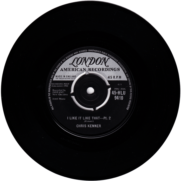 Chris Kenner - I Like It Like That Part 1 / I Like It Like That Part 2 (UK LONDON label)