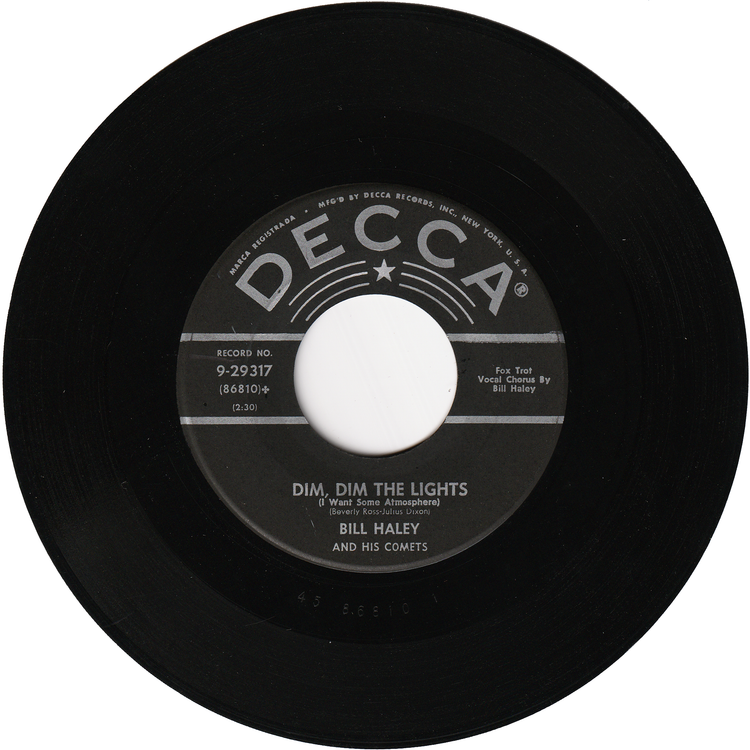 Bill Haley & his Comets - Dim, Dim The Lights / Happy Baby