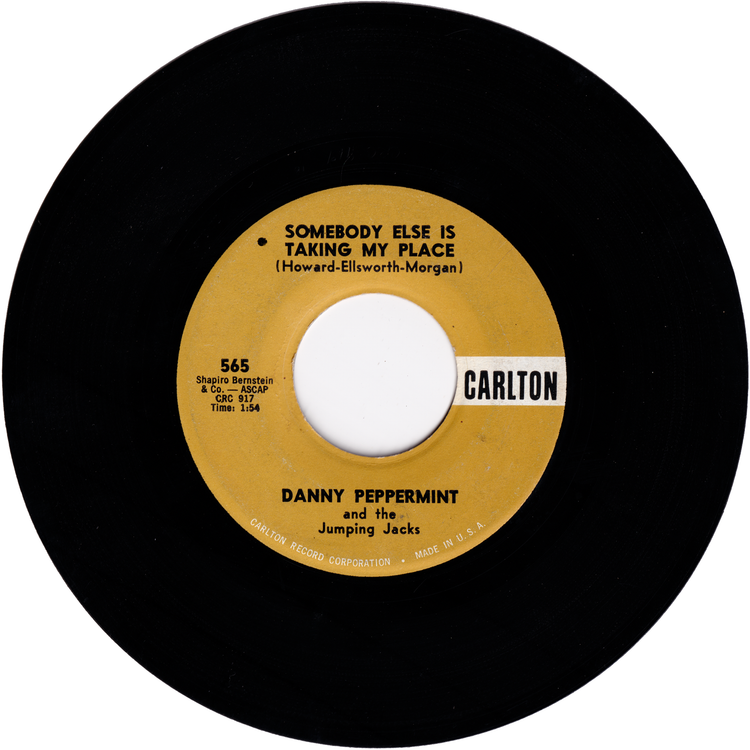 Danny Peppermint & The Jumping Jacks - The Peppermint Twist / Somebody Else Is Taking My Place
