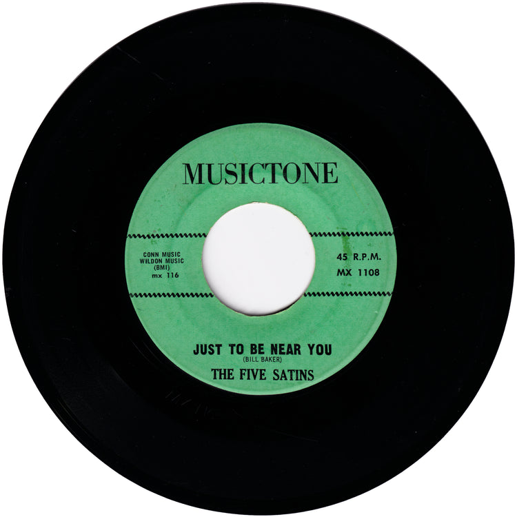 The Five Satins - To The Aisle / Just To Be Near You (MUSICTONE label Version)