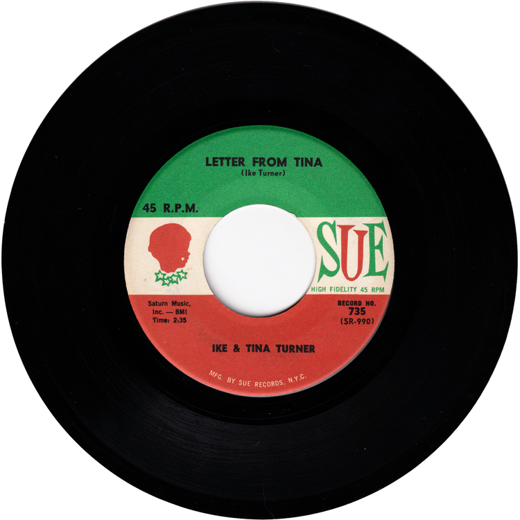 Ike & Tina Turner - I Idolize You / Letter From Tina (Color label)