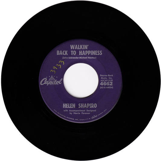 Helen Shapiro - Walkin' Back To Happiness / Kiss 'n Run