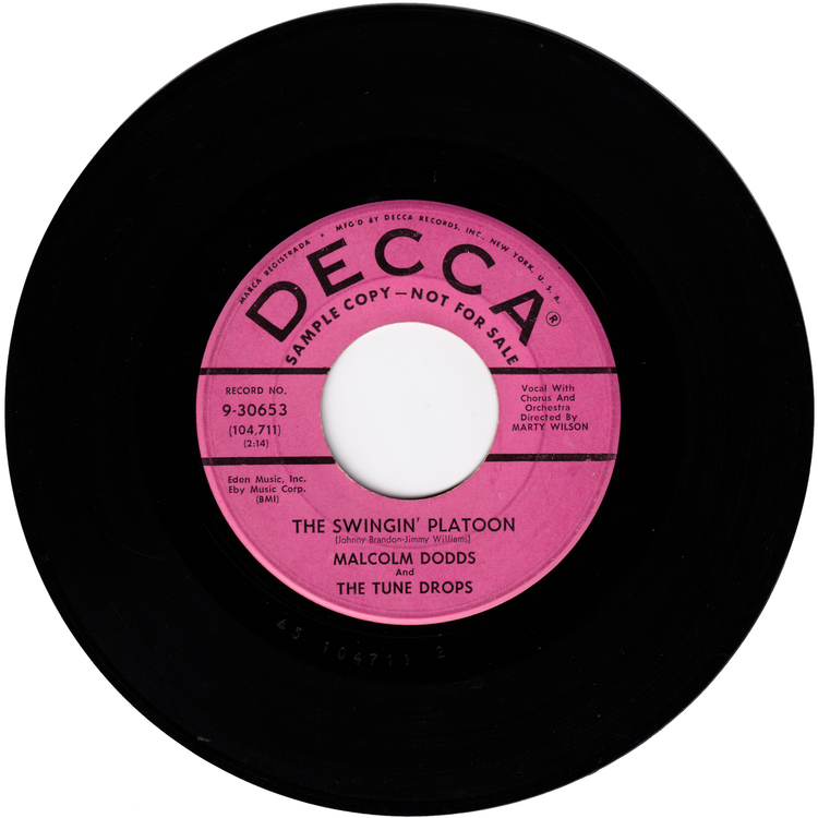 Malcolm Dodds & The Tune Drops - The Swingin' Platoon / Your Voice (Promo)