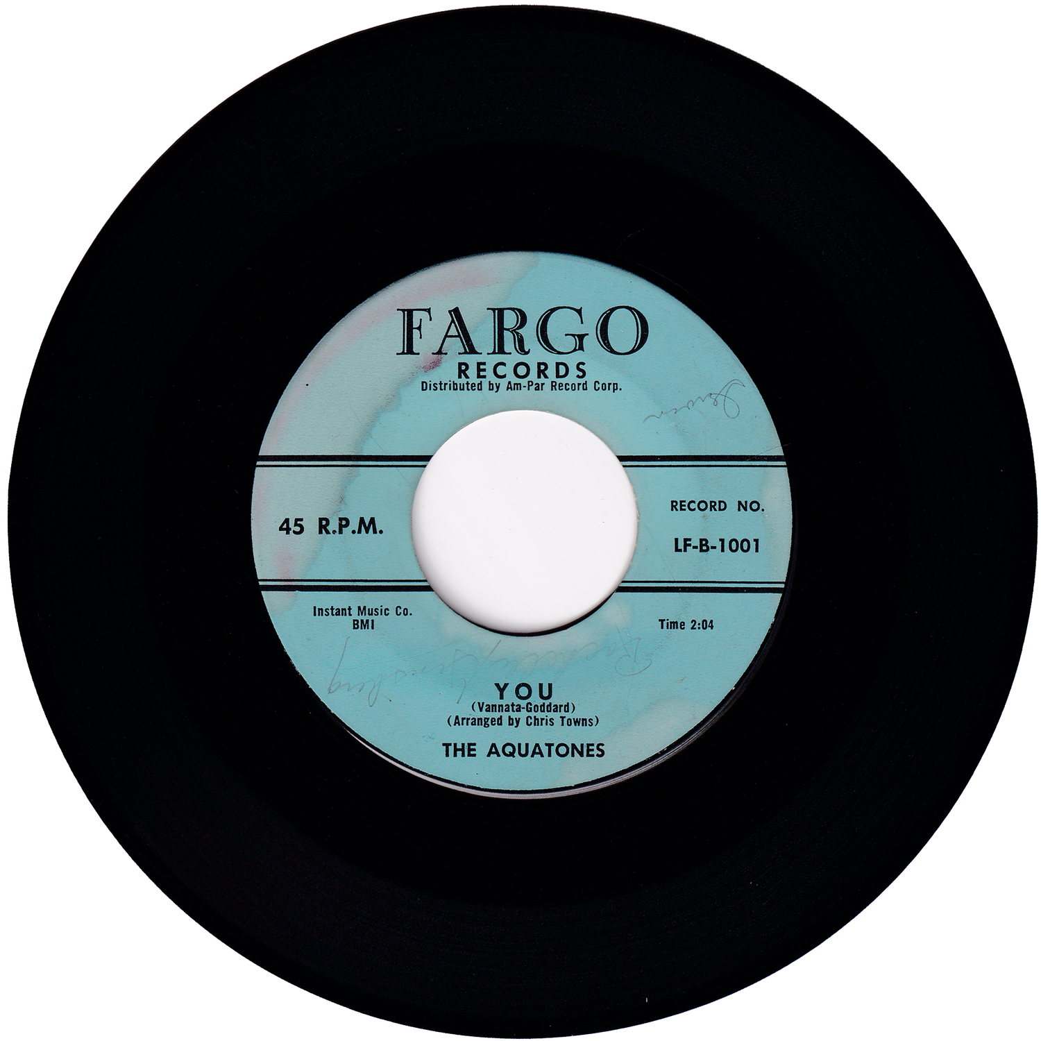 The Aquatones - You / She's The For Me – NIGHT BEAT RECORDS